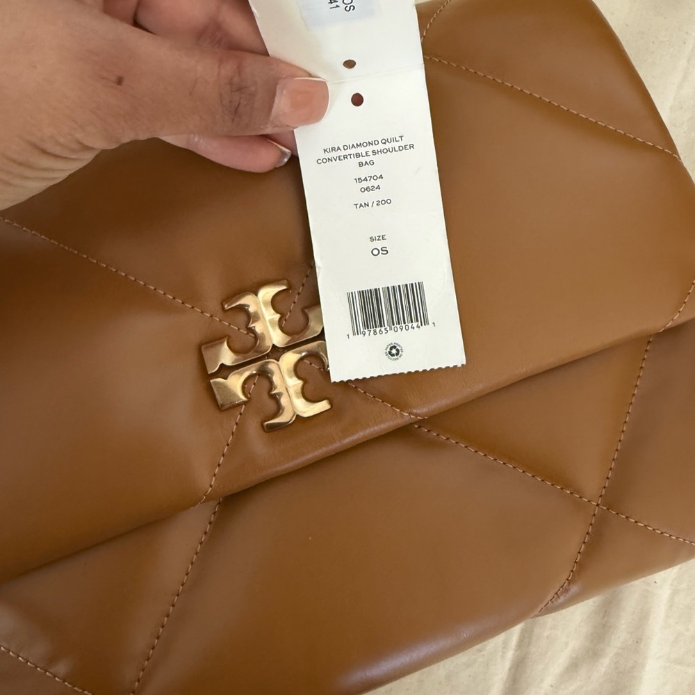 NWT, Tory Burch Women's Kira Diamond Quilt Convertible Shoulder Bag - Picture 14 of 14